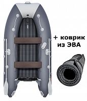 Лодка Таймень LX 3400 НДНД графит/светло-серый